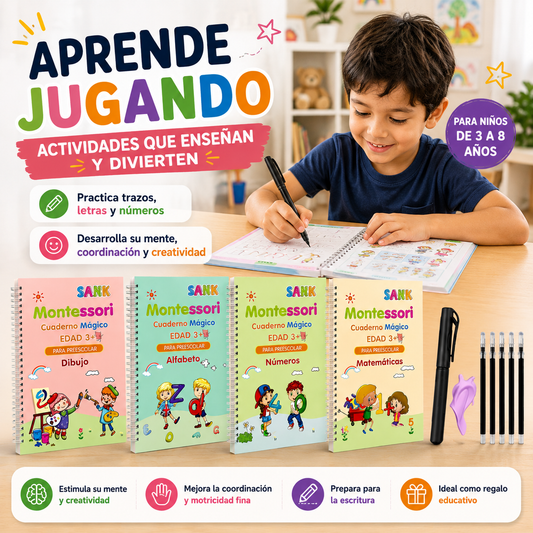 LIBROS MAGICOS X 4